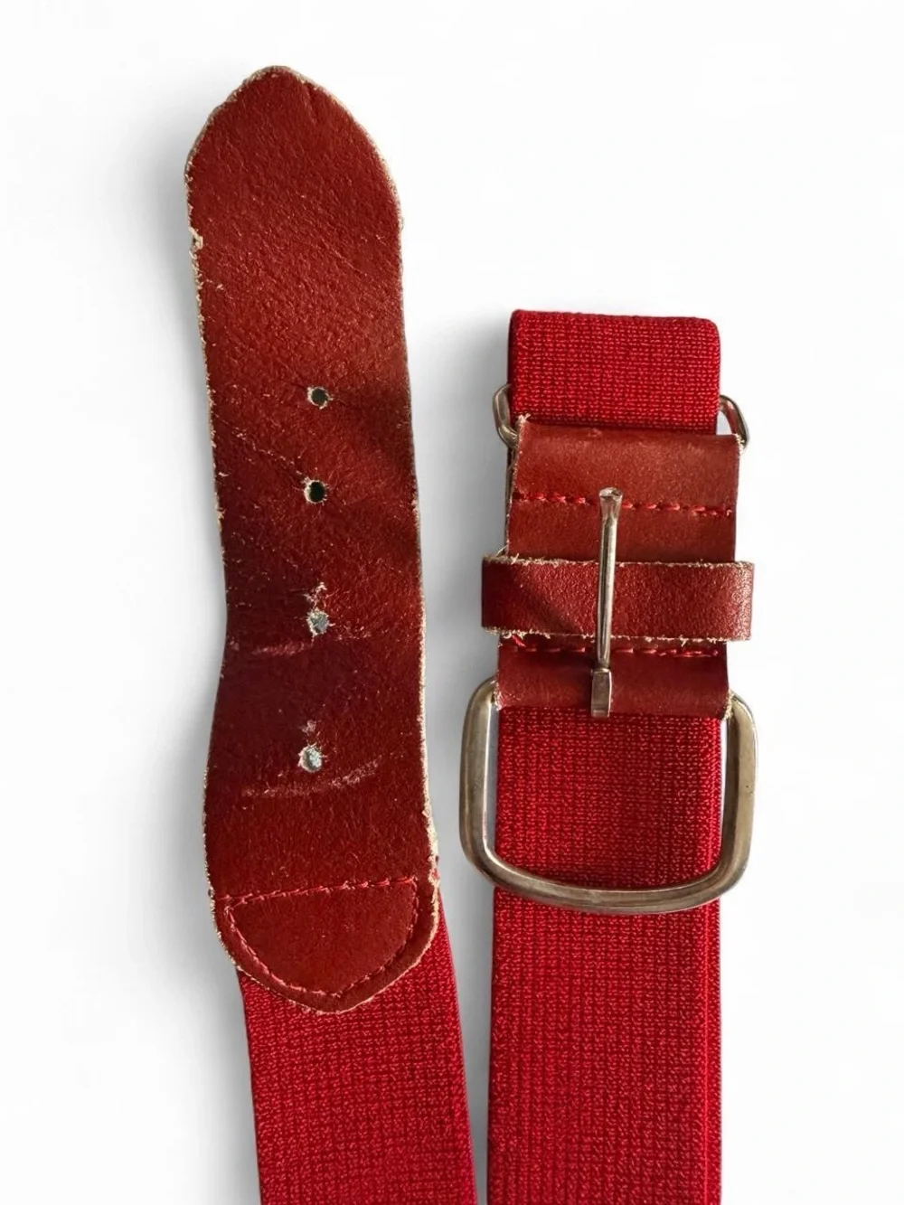 Youth Red Baseball Belt Elastic Adjustable Kids Softball Uniform